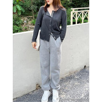 あったかくてオシャレ！大人カジュアル裏起毛スウェットパンツ　大きいサイズ レディース