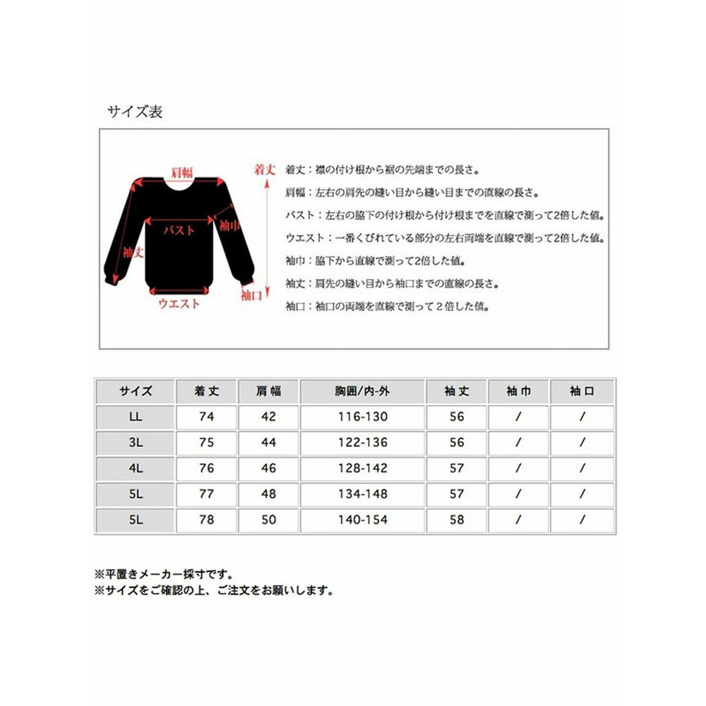 フロントがレイヤードスタイルの個性的な長袖シャツブラウス 　大きいサイズレディース15