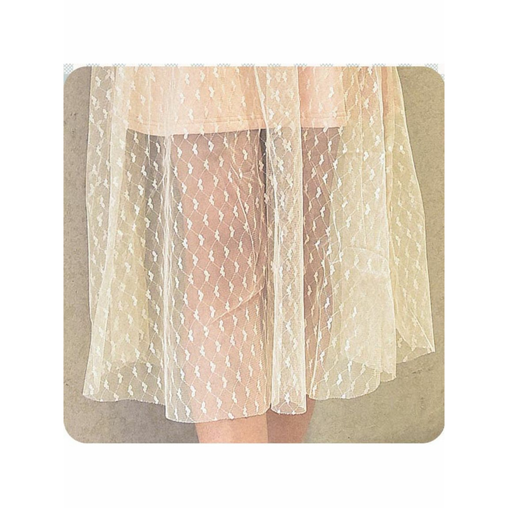 シアーなハート柄メッシュワンピースとインナーワンピースのセット 海外インポート服 sanmaru10