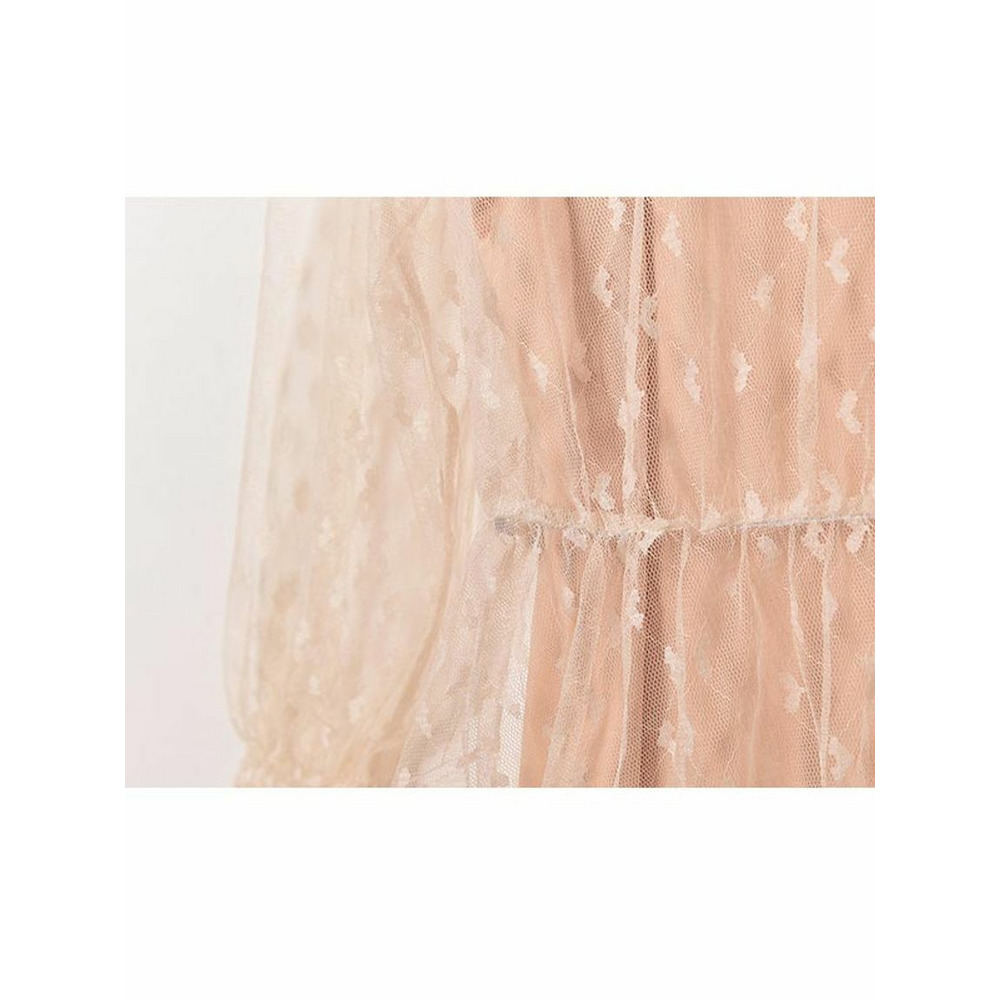 シアーなハート柄メッシュワンピースとインナーワンピースのセット 海外インポート服 sanmaru13