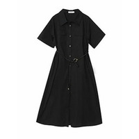 ワンピースと羽織りの2WAY!フロントボタン開きシャツワンピース