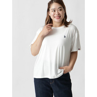 【U.S.POLO】TC天竺Tシャツ(3L-5L)　大きいサイズ レディース