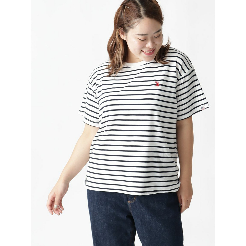 【U.S.POLO】TC天竺Tシャツ(3L-5L)　大きいサイズ レディース10