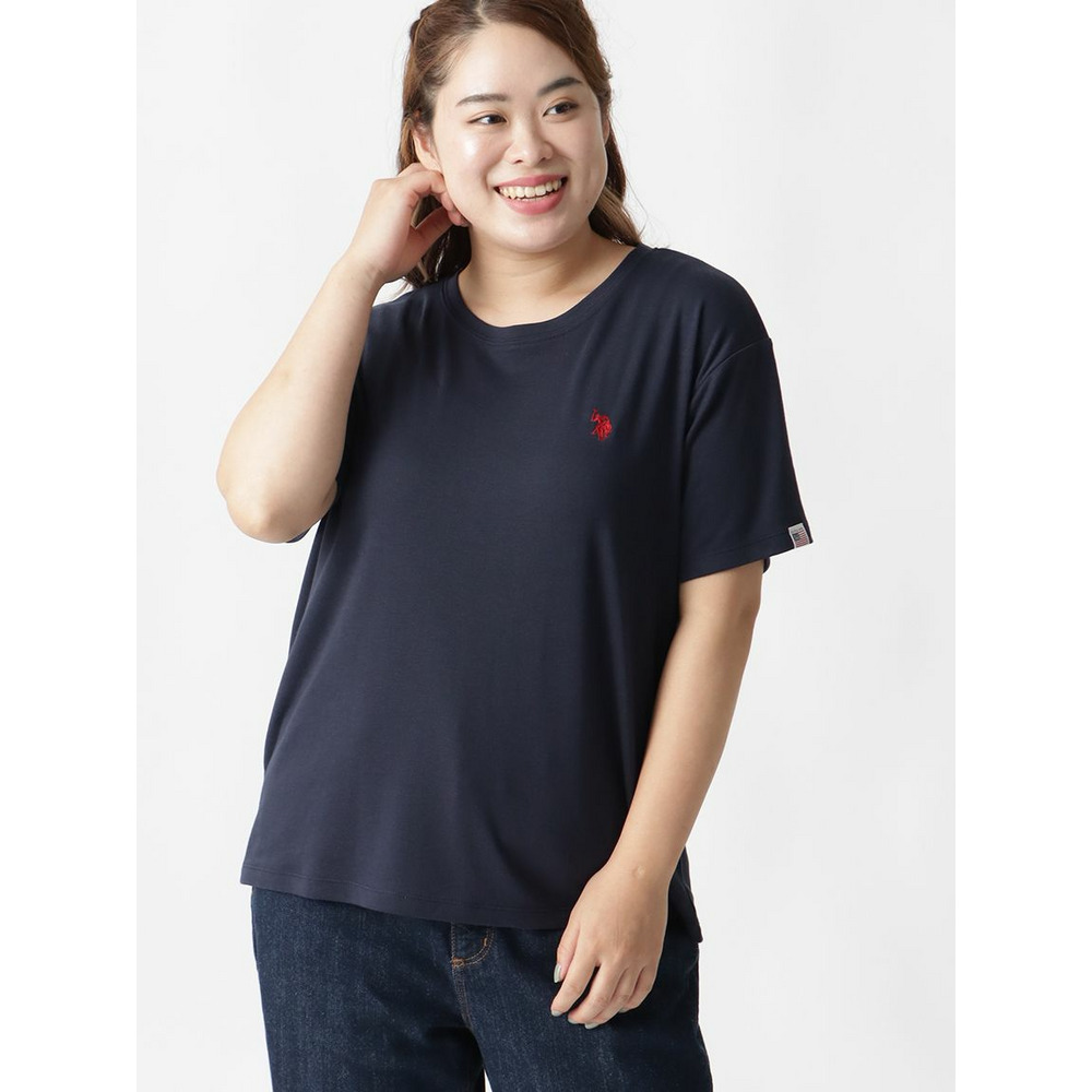 【U.S.POLO】TC天竺Tシャツ(3L-5L)　大きいサイズ レディース11