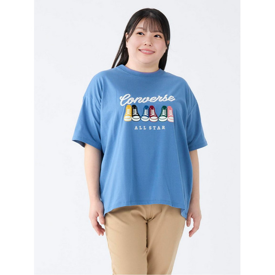 CONVERSEシューズフロッキープリントTシャツ【アリノマ/Alinoma】