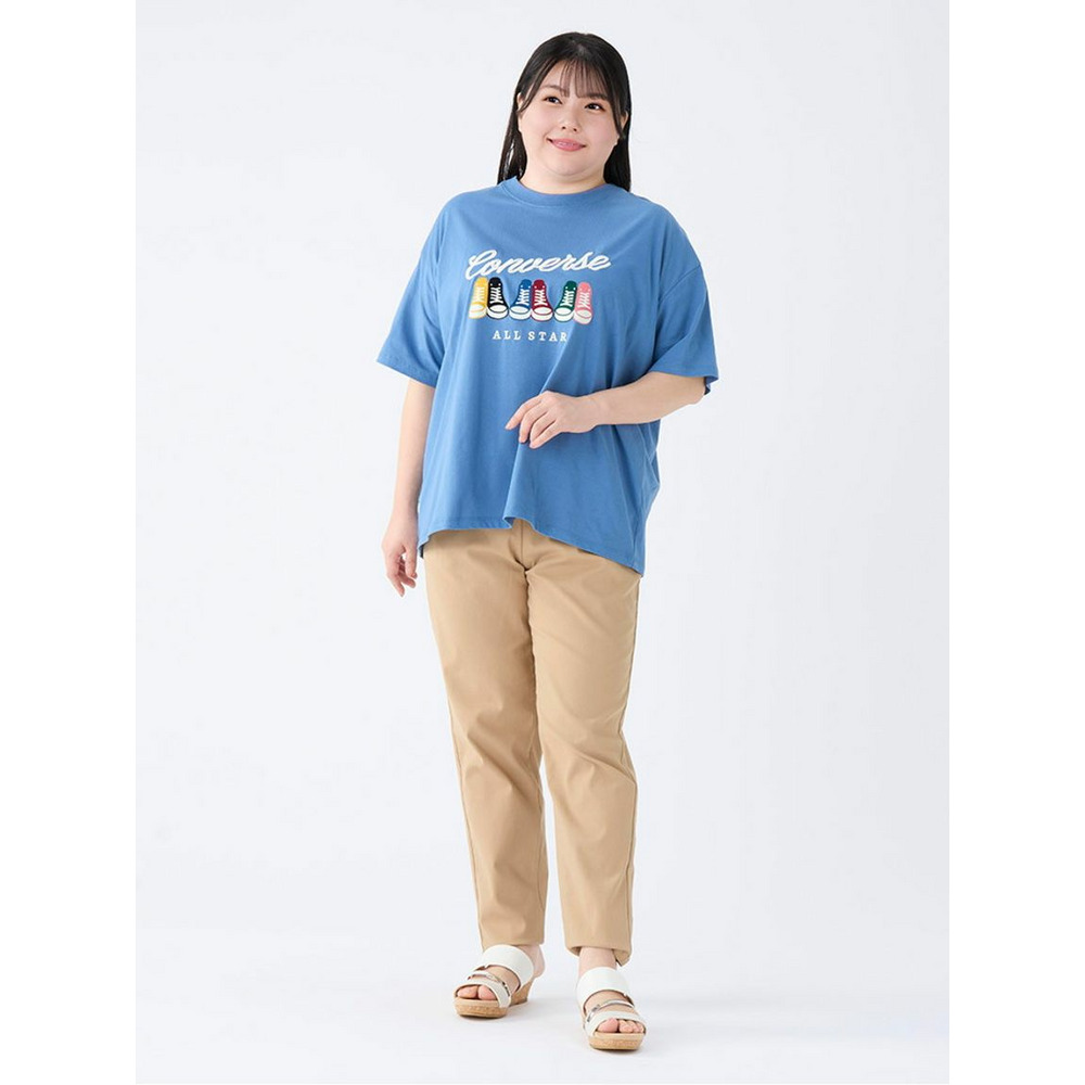 CONVERSEシューズフロッキープリントTシャツ7