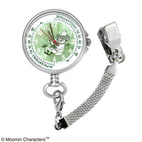 ムーミンクリップウォッチスナフキングリーン
