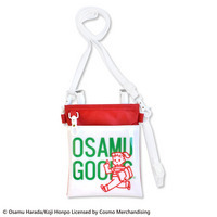 OSAMU GOODS3WAYソフトペンポーチレッド