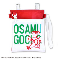 OSAMU GOODS3WAYソフトペンポーチレッド