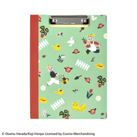 OSAMU GOODSクリップボードグリーン/ベージュ