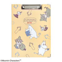 ムーミンクリップボードベージュ/ライトブラウン