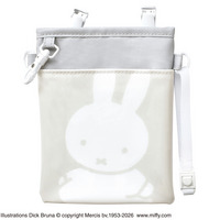 ミッフィー3WAYソフトペンポーチグレー