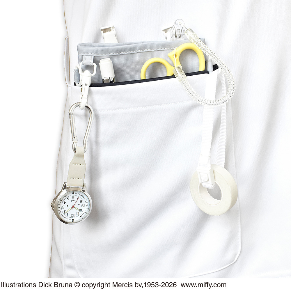 ミッフィー3WAYソフトペンポーチグレー3