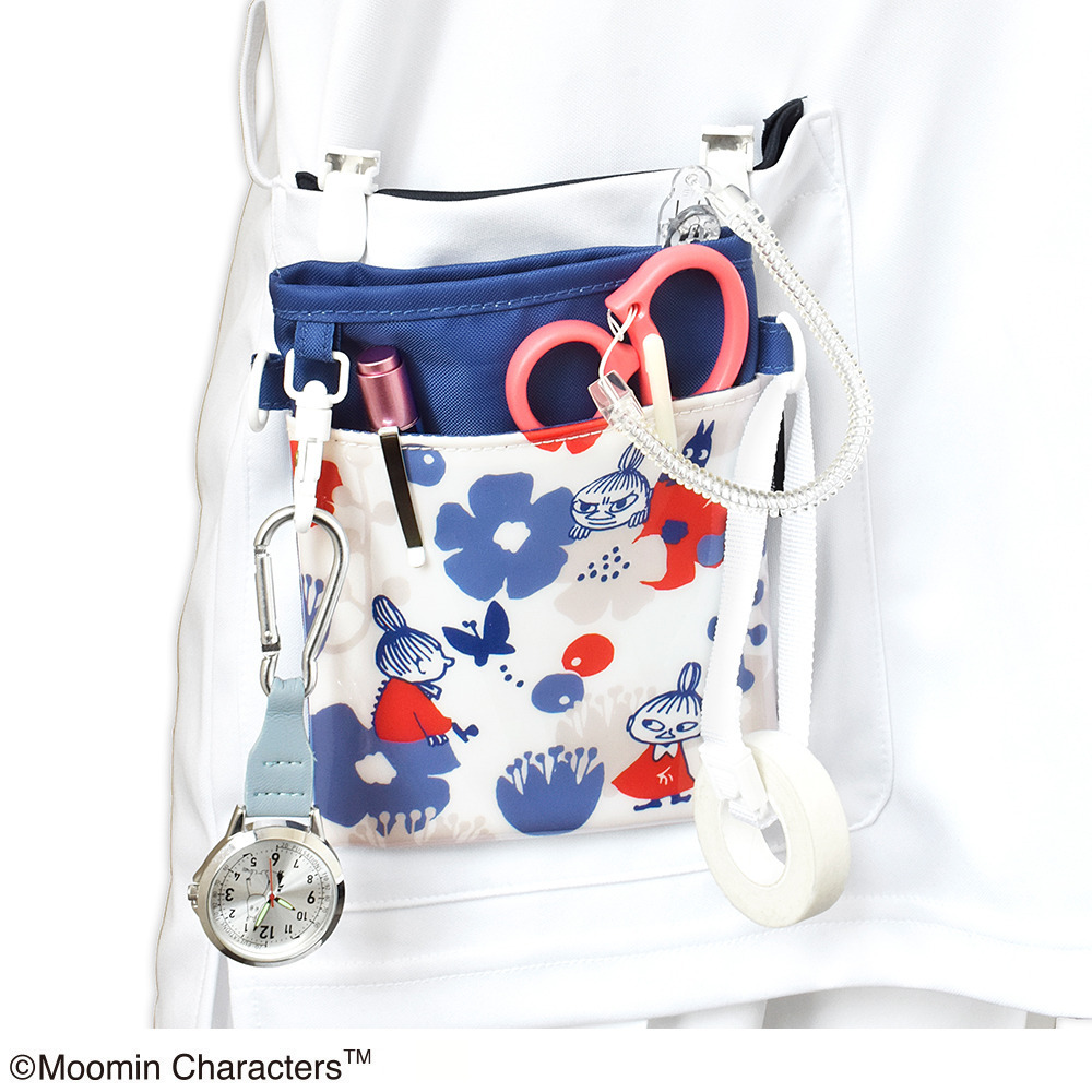 ムーミン3WAYソフトペンポーチKUKKIAネイビー1