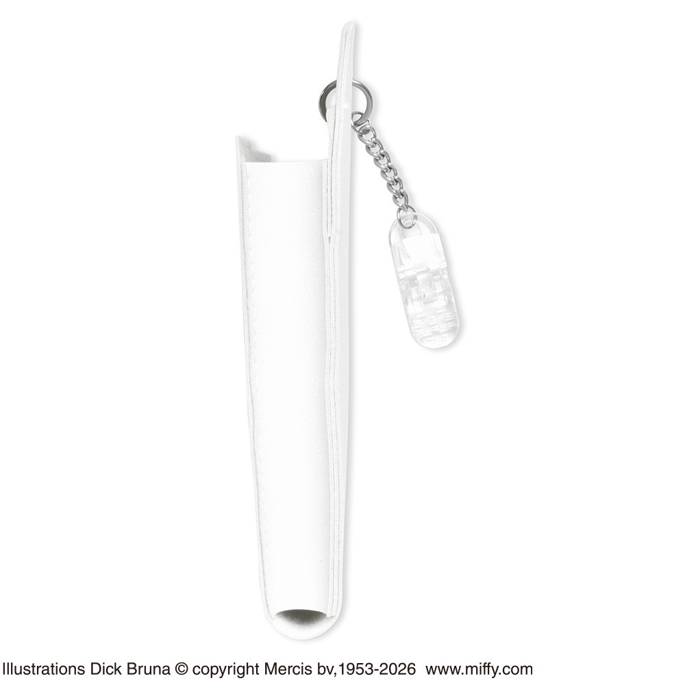 ミッフィー胸ポケット用ペンケースグレー2