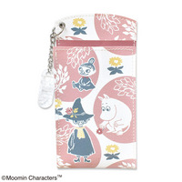 ムーミン胸ポケット用ペンケースPolka dotピンク