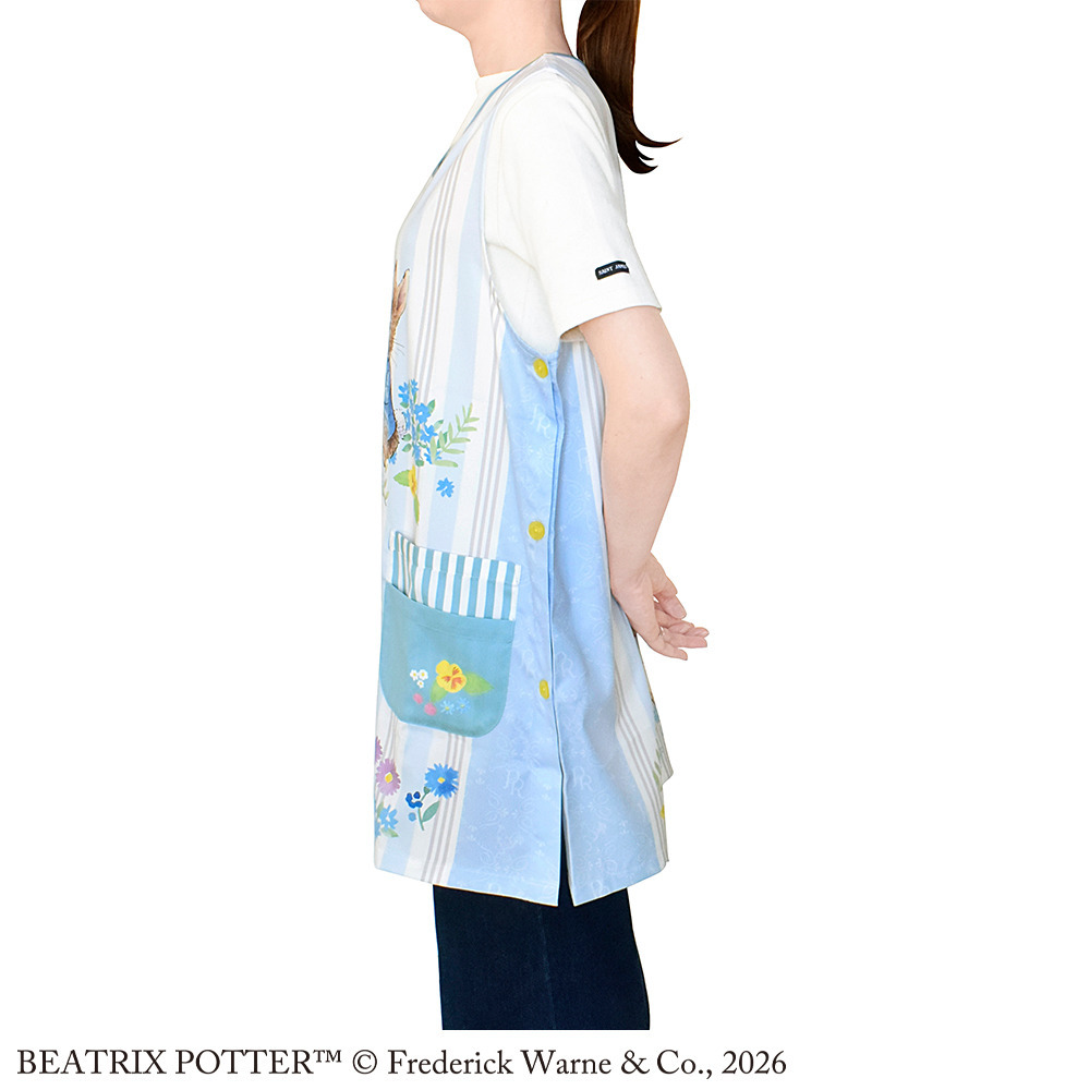 ピーターラビット?エプロンブルー5