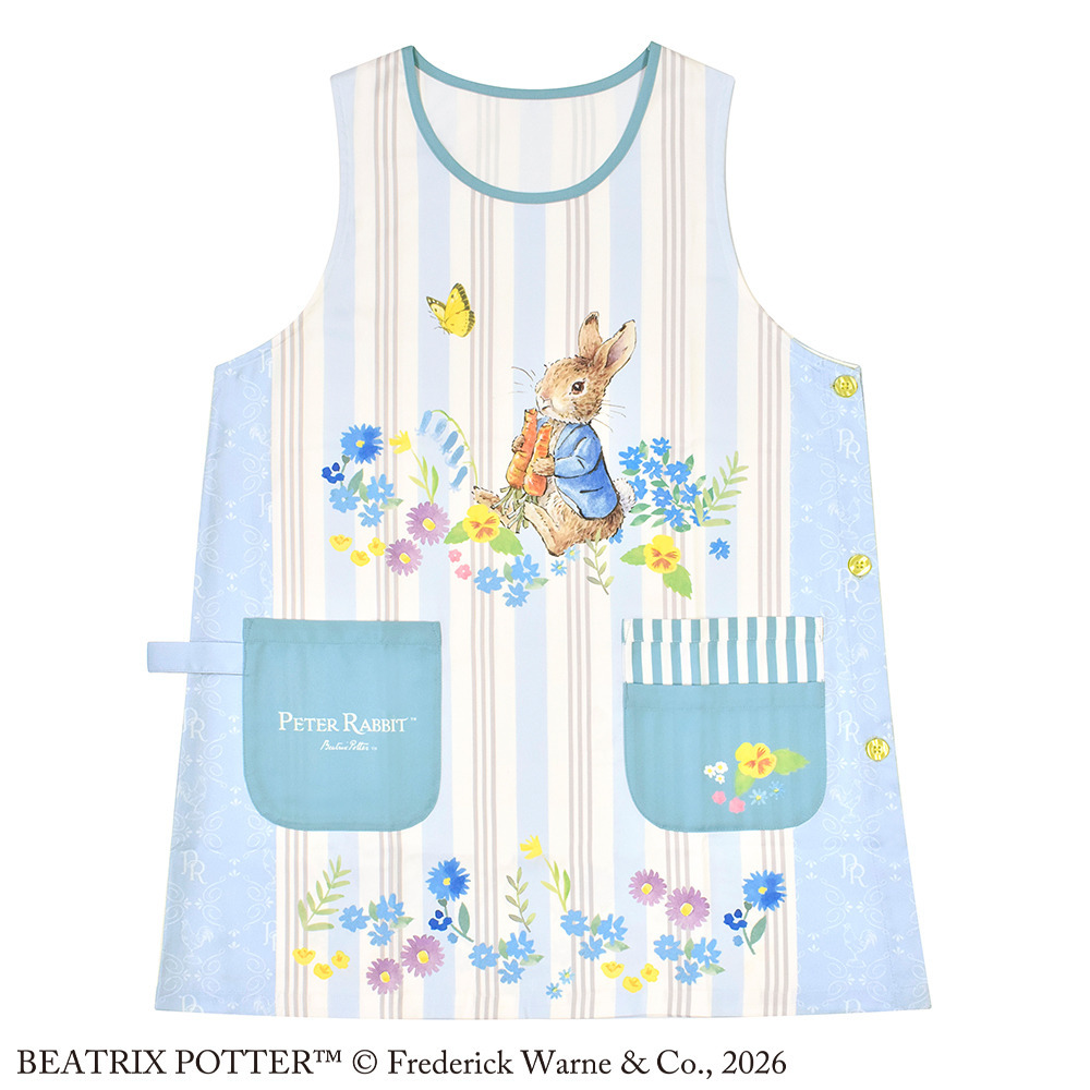 ピーターラビット?エプロンブルー1