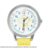 ミッフィーカラビナ付きウォッチアニマルズイエロー