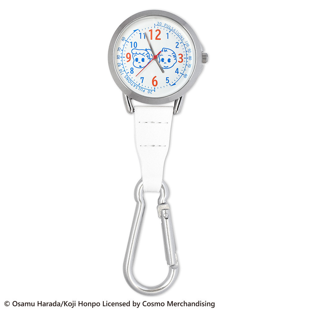 OSAMU GOODSカラビナ付きウォッチホワイト