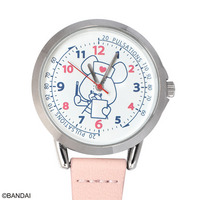 くまのがっこうカラビナ付きウォッチナースジャッキーペールピンク