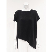 バイアスシャトル アシメントリーヘムライン プルオーバートップス