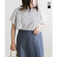 チュールレイヤードラッフルプルオーバー