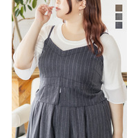 CLETTEオリジナルストライプ柄ビスチェ