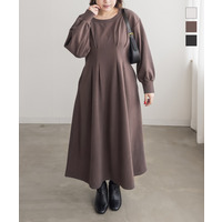 CLETTEオリジナルウエストタックロングワンピース