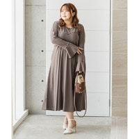 CLETTEオリジナルメロー切替リブワンピース