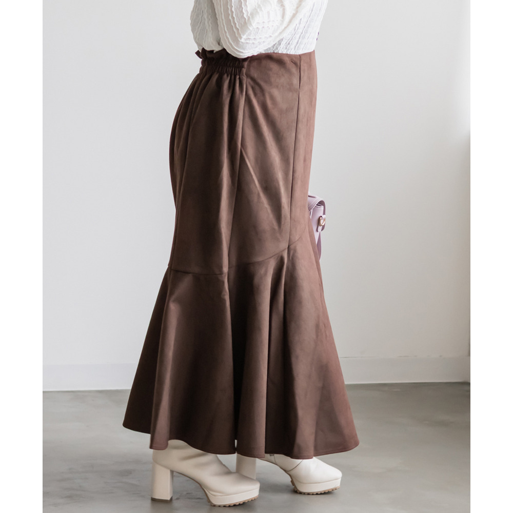 スエードポンチデザインマーメイドスカート7