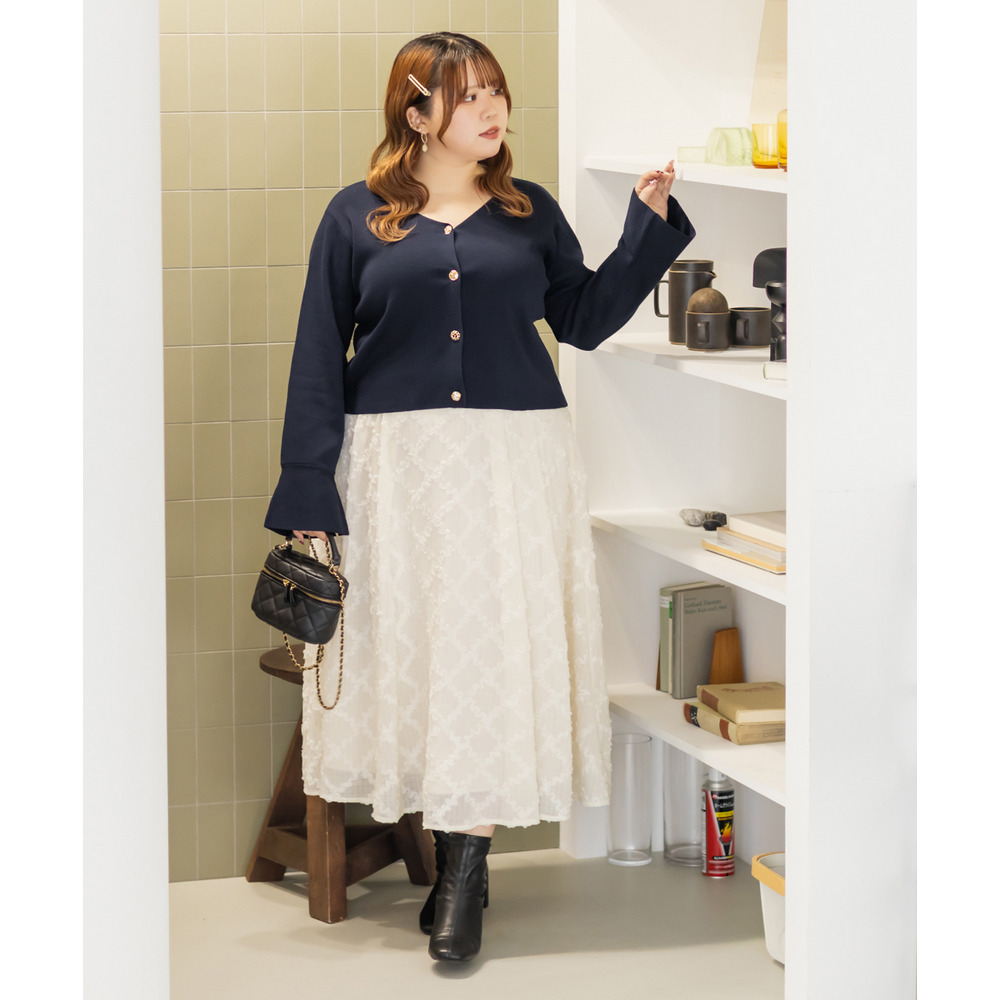 CLETTEオリジナルマルチボタンニットカーディガン2