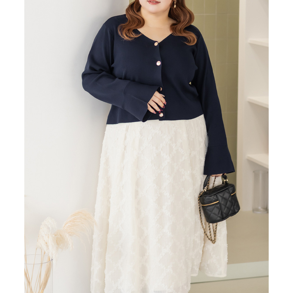 CLETTEオリジナルマルチボタンニットカーディガン4