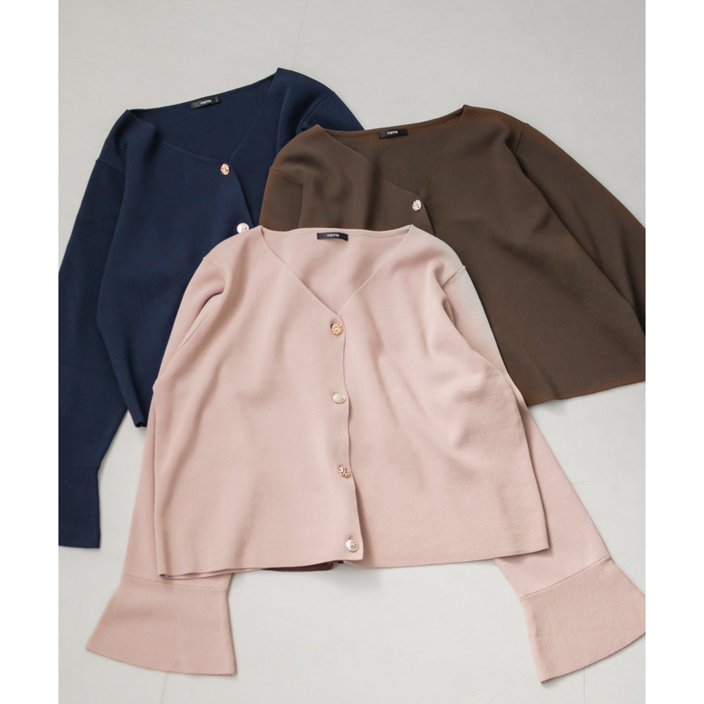 CLETTEオリジナルマルチボタンニットカーディガン6