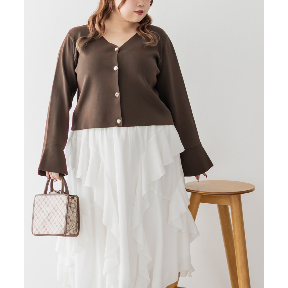 CLETTEオリジナルマルチボタンニットカーディガン8