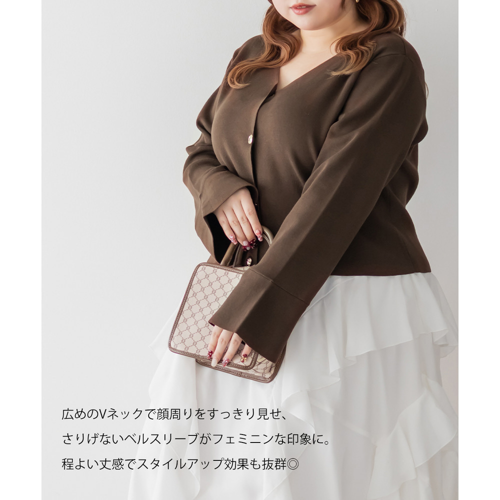 CLETTEオリジナルマルチボタンニットカーディガン9