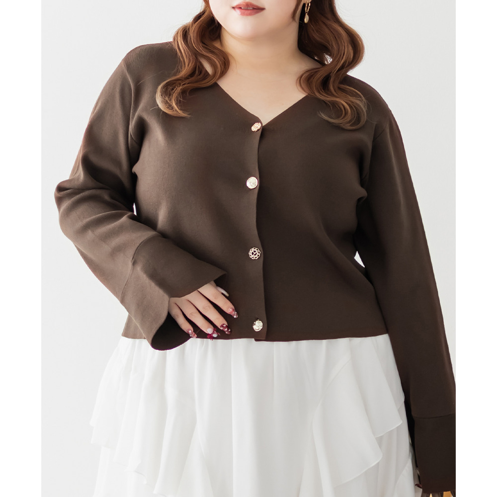 CLETTEオリジナルマルチボタンニットカーディガン1