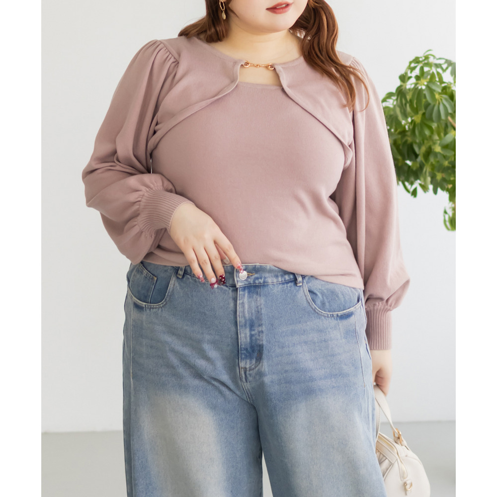 CLETTEオリジナルビットデザインニット12