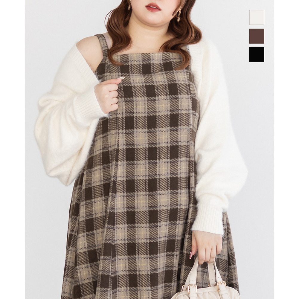 CLETTEオリジナルシャギーニットボレロ1