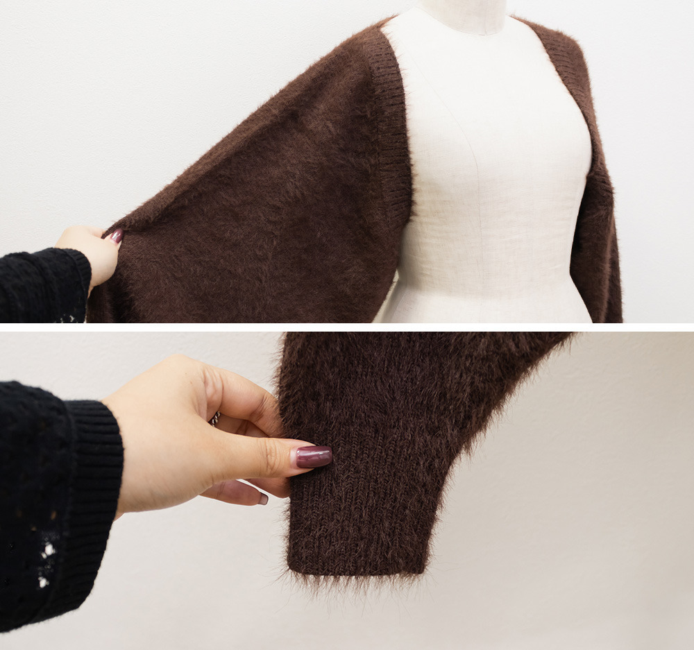 CLETTEオリジナルシャギーニットボレロ12