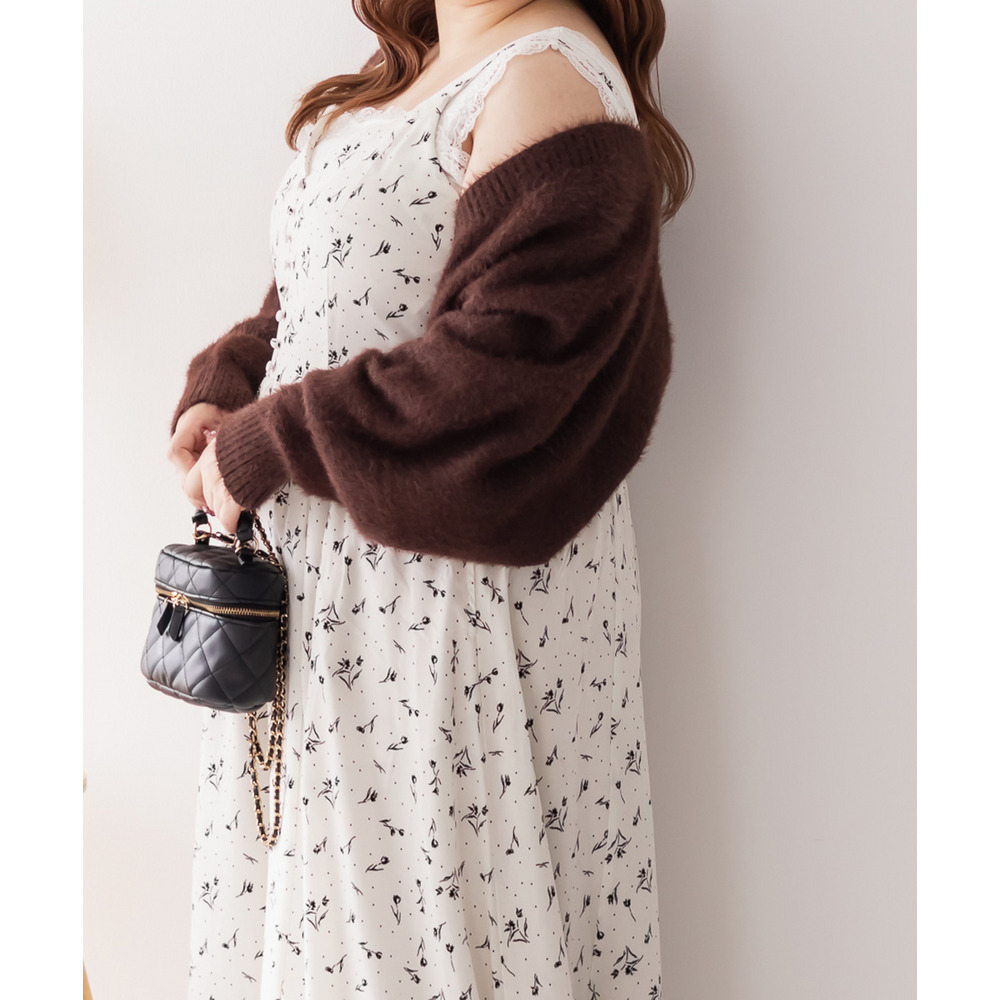 CLETTEオリジナルシャギーニットボレロ1