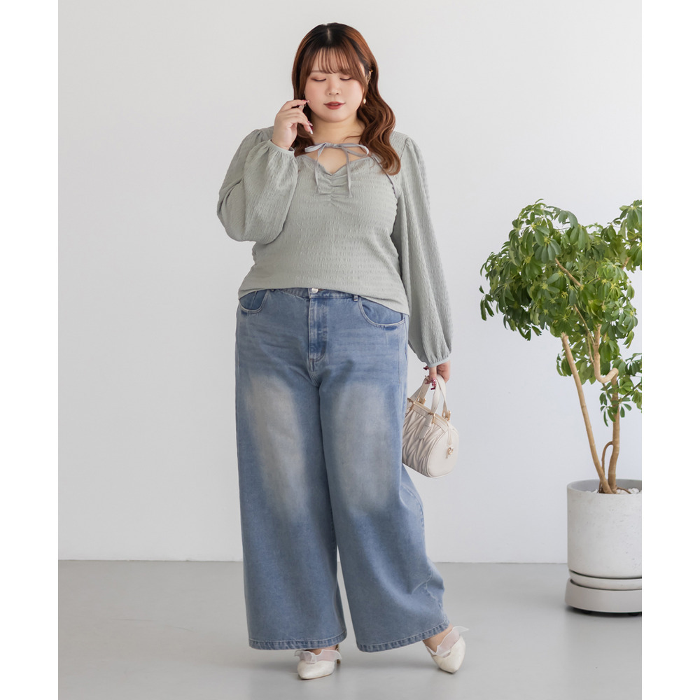 CLETTEオリジナルデコルテリボンカットソープルオーバー12