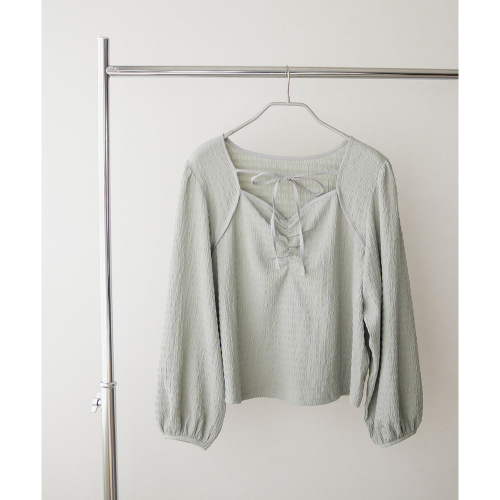 CLETTEオリジナルデコルテリボンカットソープルオーバー16