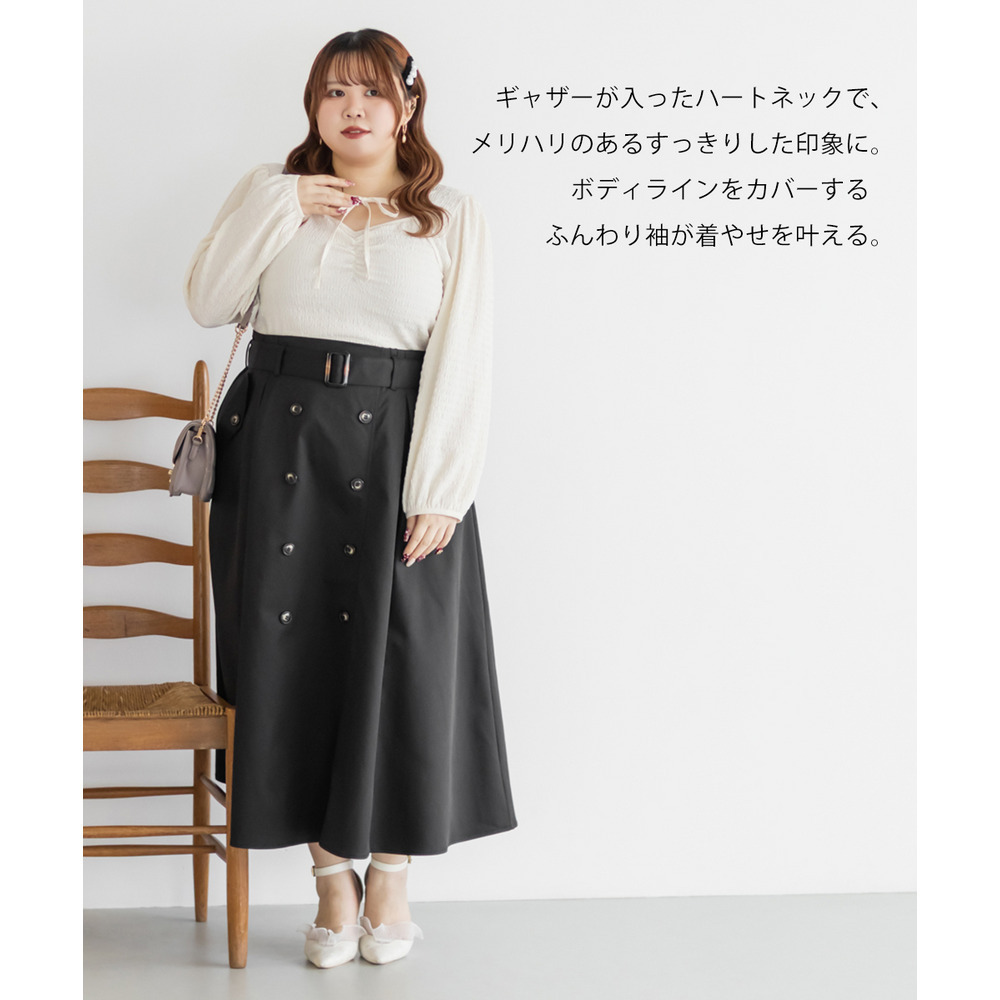 CLETTEオリジナルデコルテリボンカットソープルオーバー3