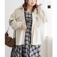 コーデュロイ裏フリースボンディングジャケット