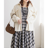 コーデュロイ裏フリースボンディングジャケット