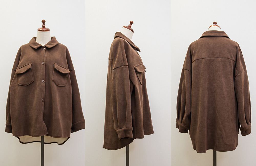 コーデュロイ裏フリースボンディングジャケット11