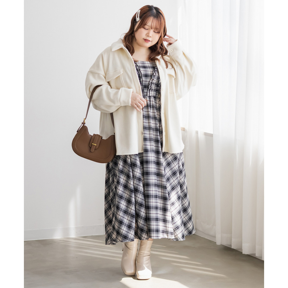 コーデュロイ裏フリースボンディングジャケット2