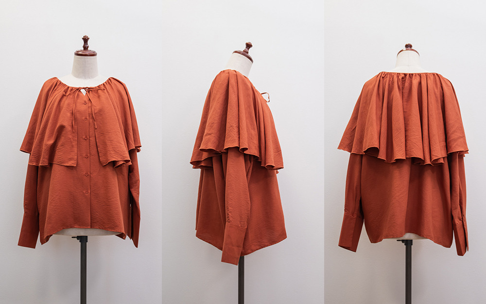 フリルカラーブラウス11