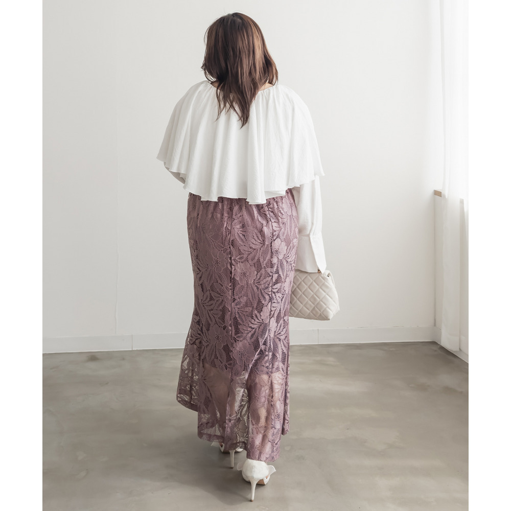 フリルカラーブラウス3